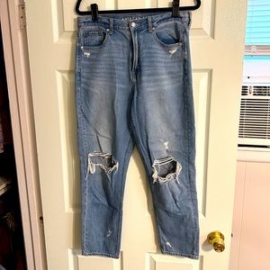 American Eagle Distressed Mom Jean - Size 10
